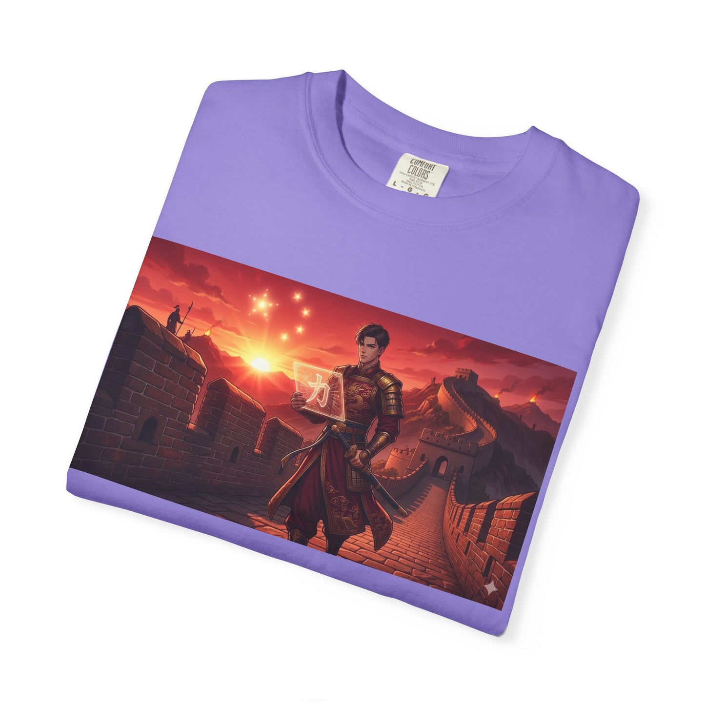 Scout Regiment Sunset T-Shirt — Anime Military Wall Scene