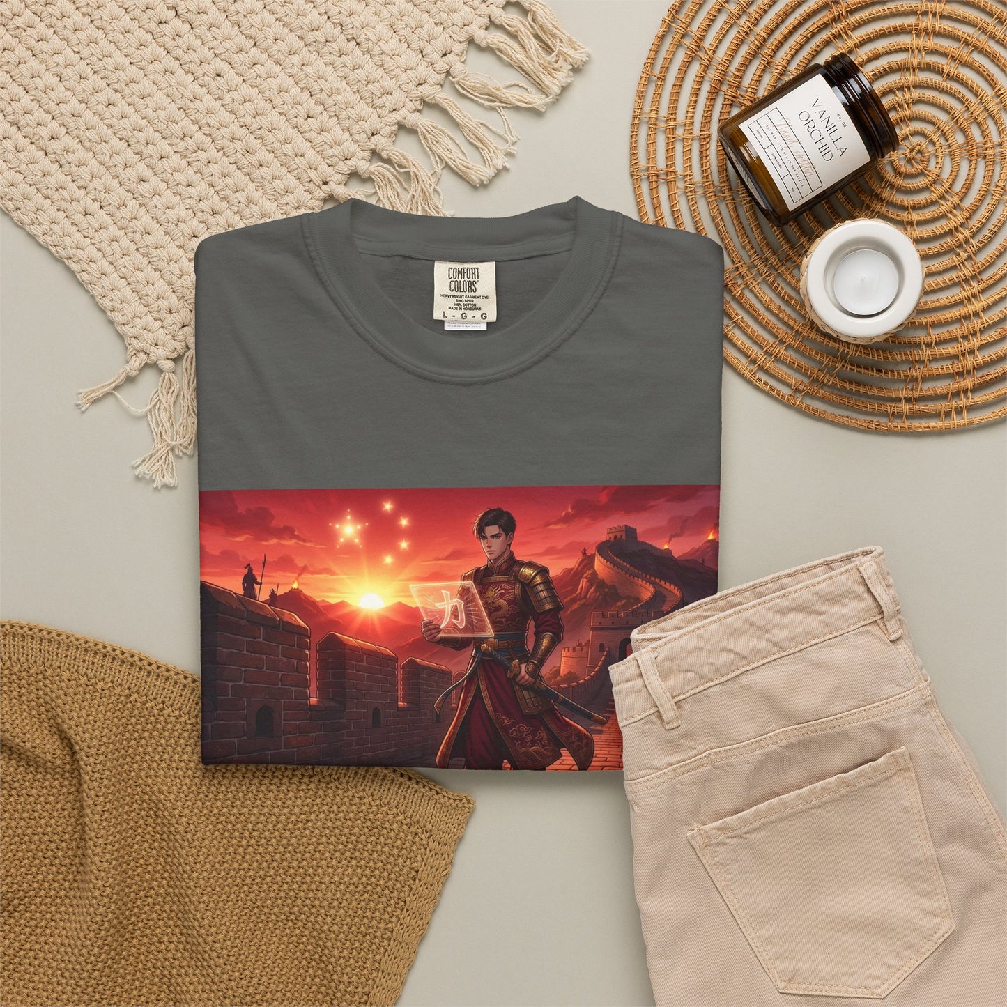 Scout Regiment Sunset T-Shirt — Anime Military Wall Scene