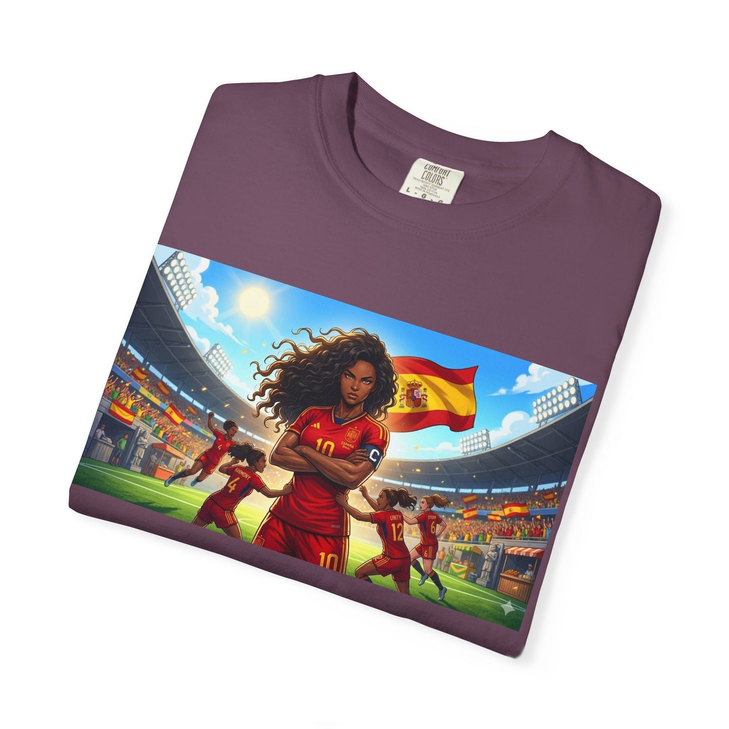 Spain – Female Soccer Champion - Stadium Graphic T-Shirt
