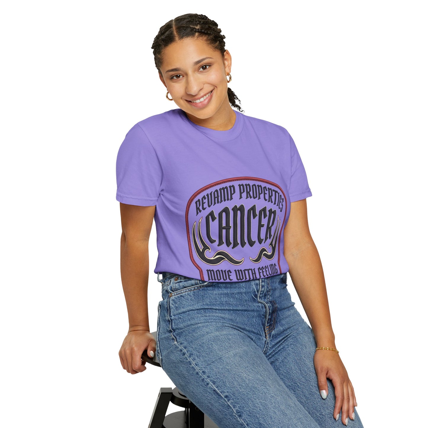 Cancer Zodiac T-Shirt — 'Move With Feeling' Astrology Tee