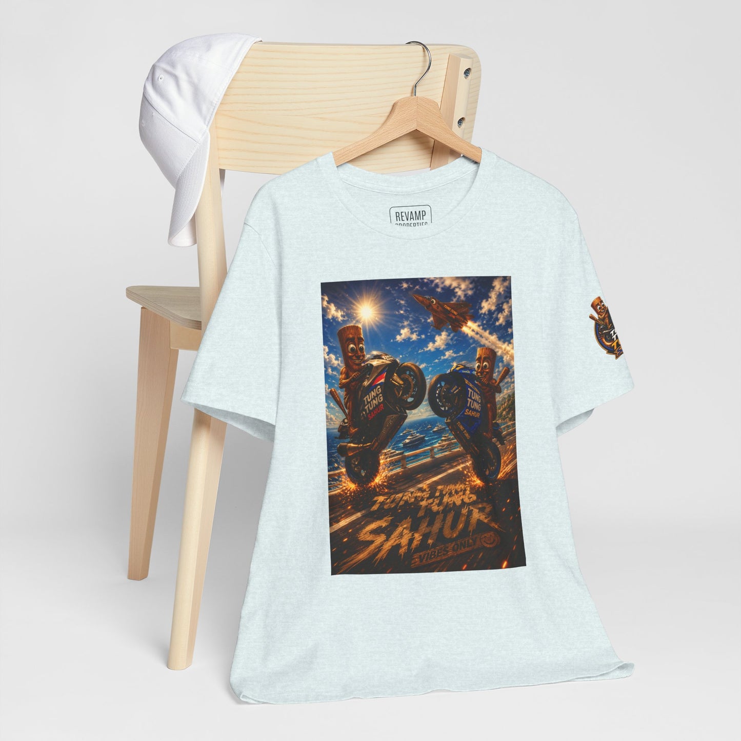 Motorcycle Stunt Tee — Sahara Riders Graphic T-Shirt