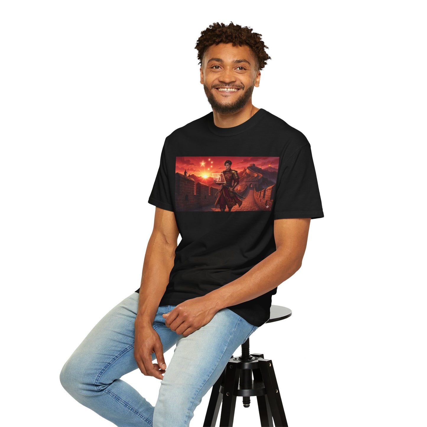 Scout Regiment Sunset T-Shirt — Anime Military Wall Scene