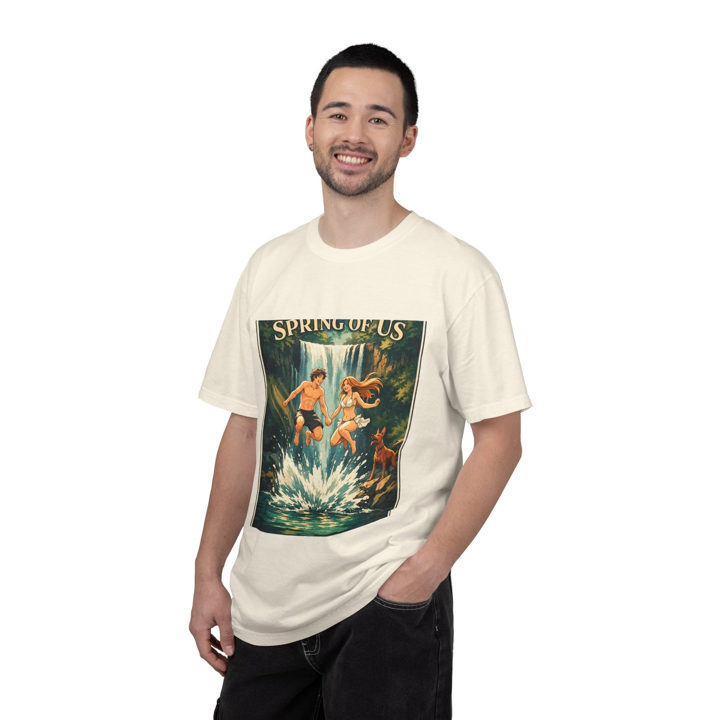 Vintage 'Spring of Us' Waterfall Graphic T-Shirt