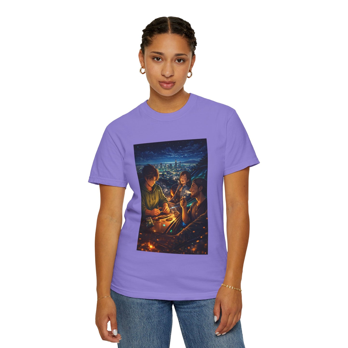 ROAD TRIP SMOKE SESSION-Unisex Garment-Dyed T-shirt