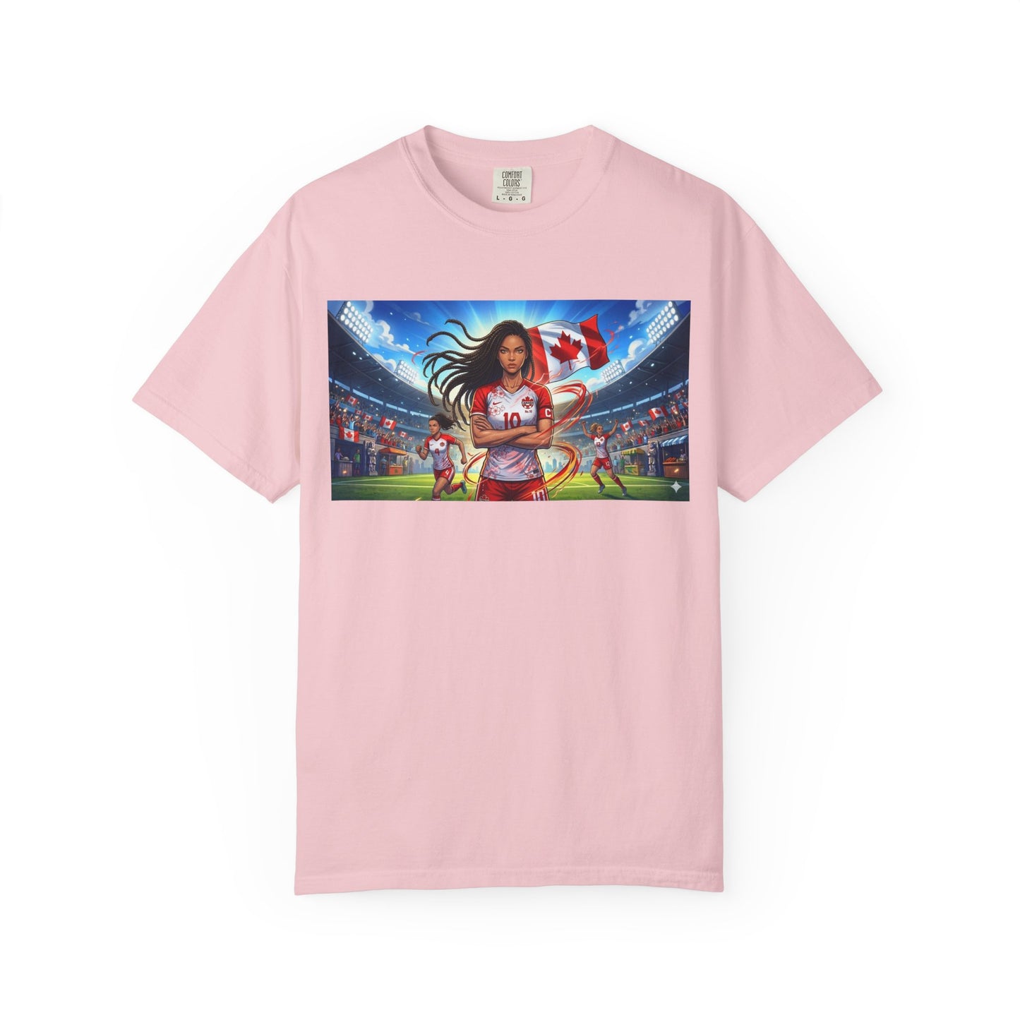 Soccer Star Canada T-Shirt — Women’s Team Jersey Graphic