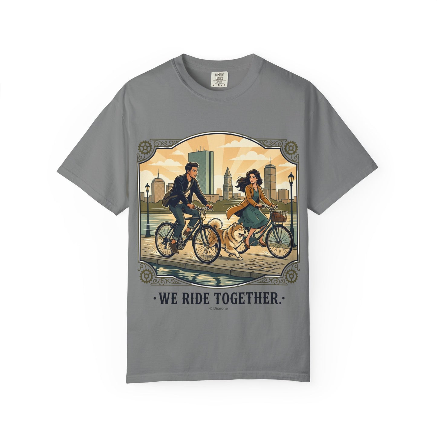We Ride Together Bicycle Couple T-Shirt