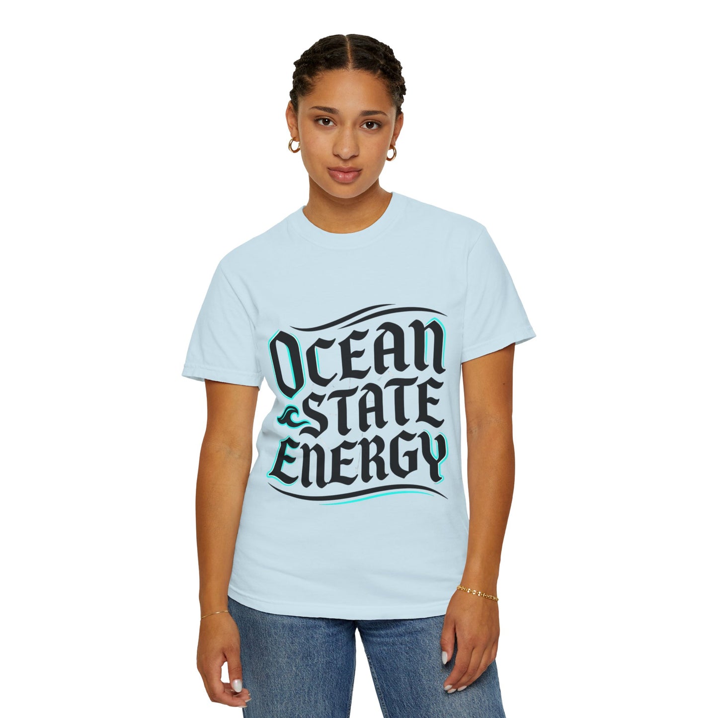 Ocean State Energy T-Shirt — Nautical Script Graphic Tee