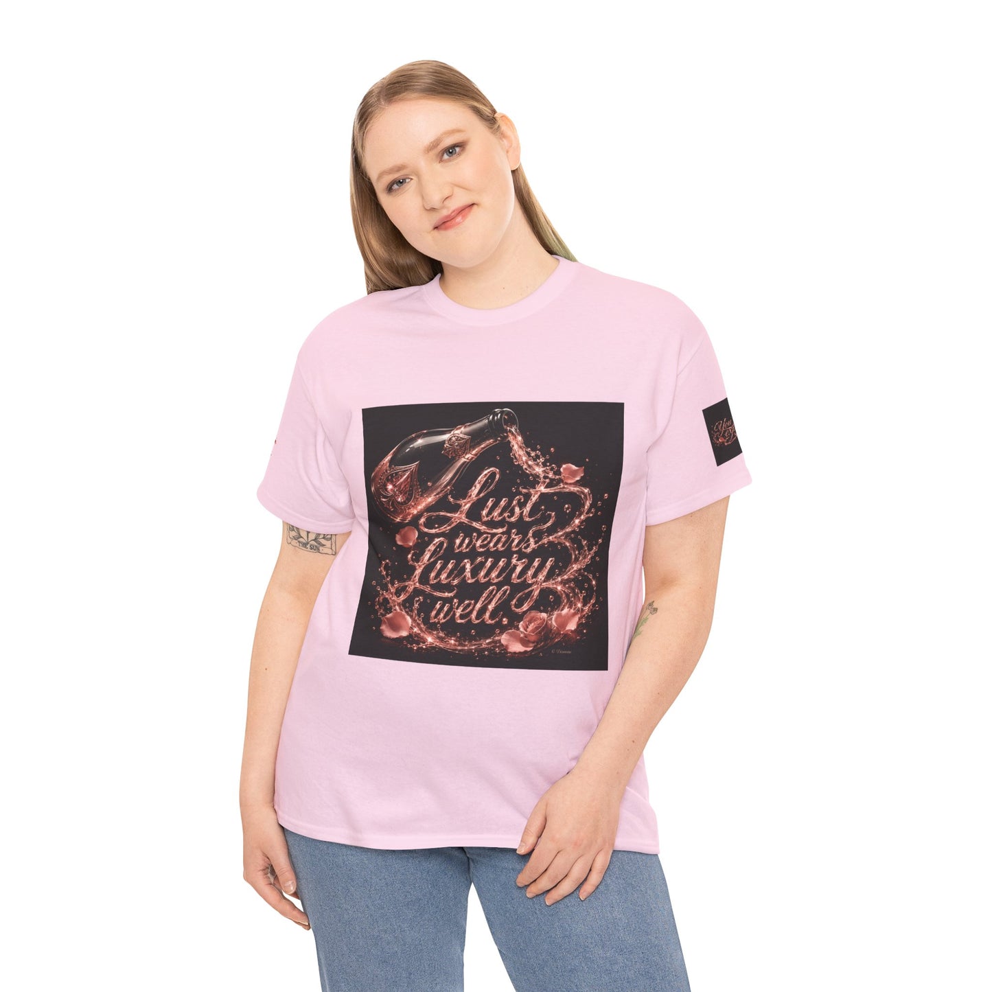 Lust Treats Luxury Well T-Shirt – Vintage Script Graphic Tee