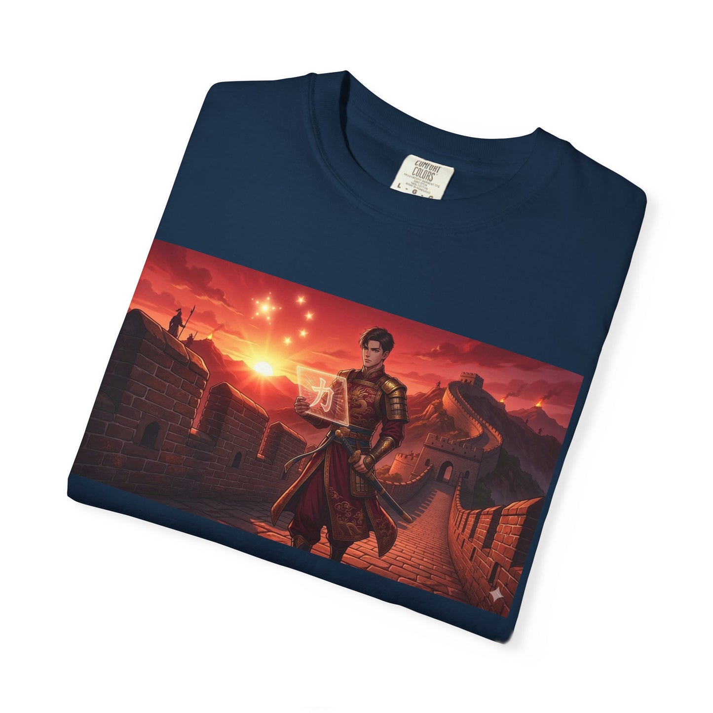Scout Regiment Sunset T-Shirt — Anime Military Wall Scene