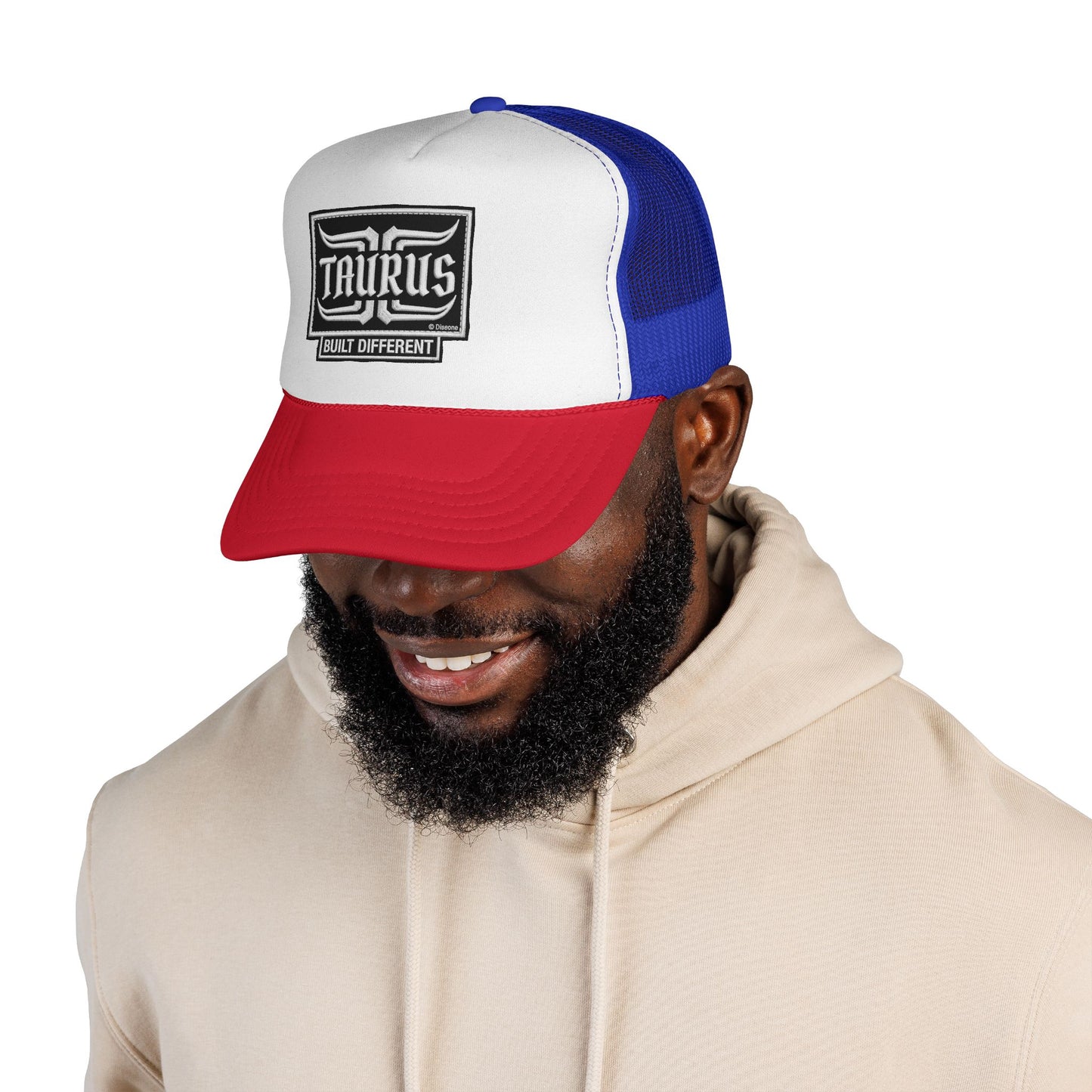 Taurus 'Built Different' Trucker Hat — Zodiac Snapback Cap