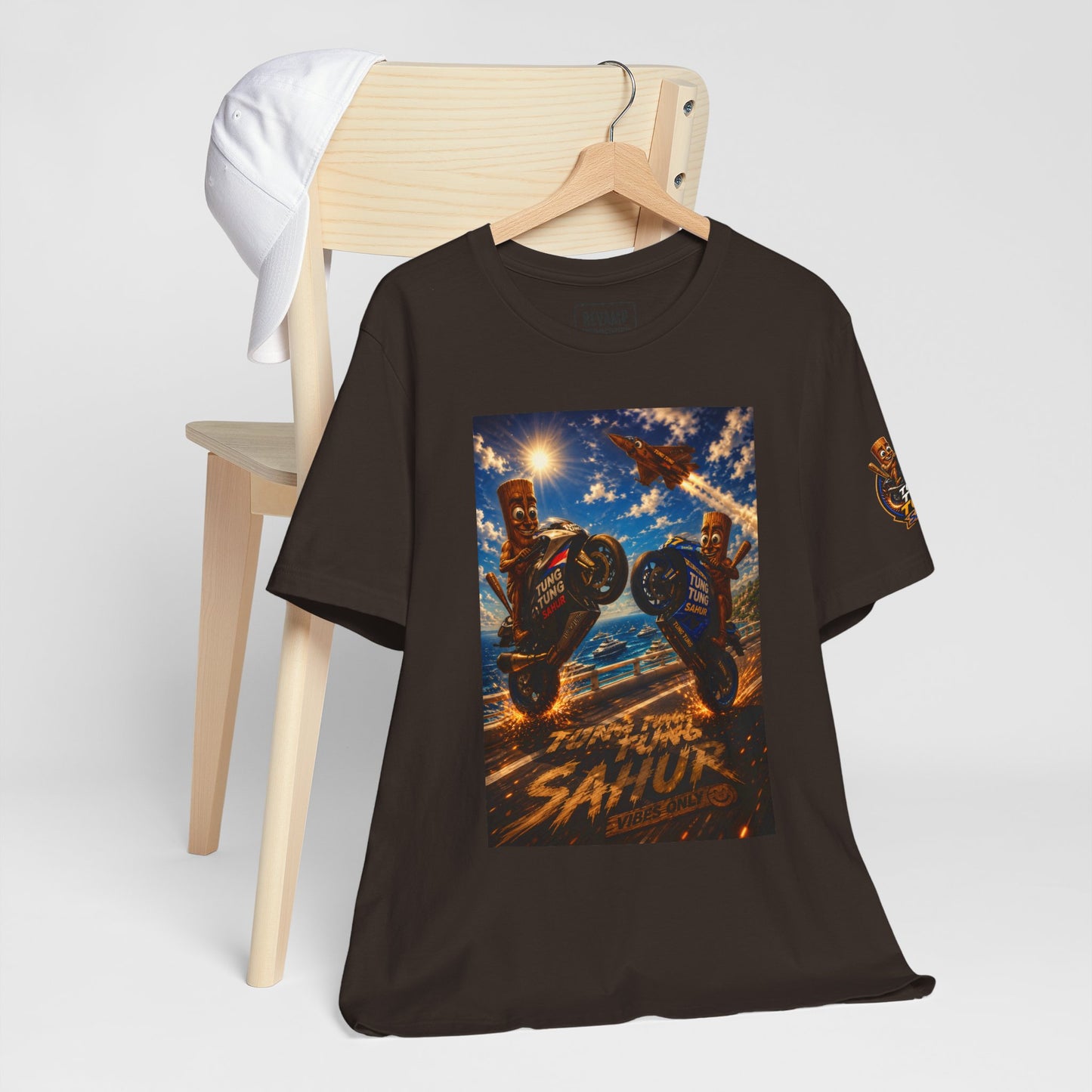 Motorcycle Stunt Tee — Sahara Riders Graphic T-Shirt