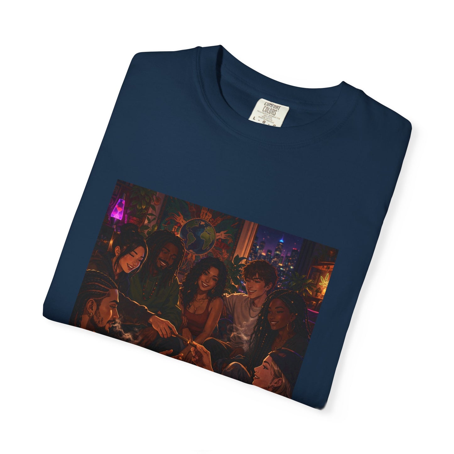 OUR MEMORIES - Vintage Night Party Scene T-Shirt