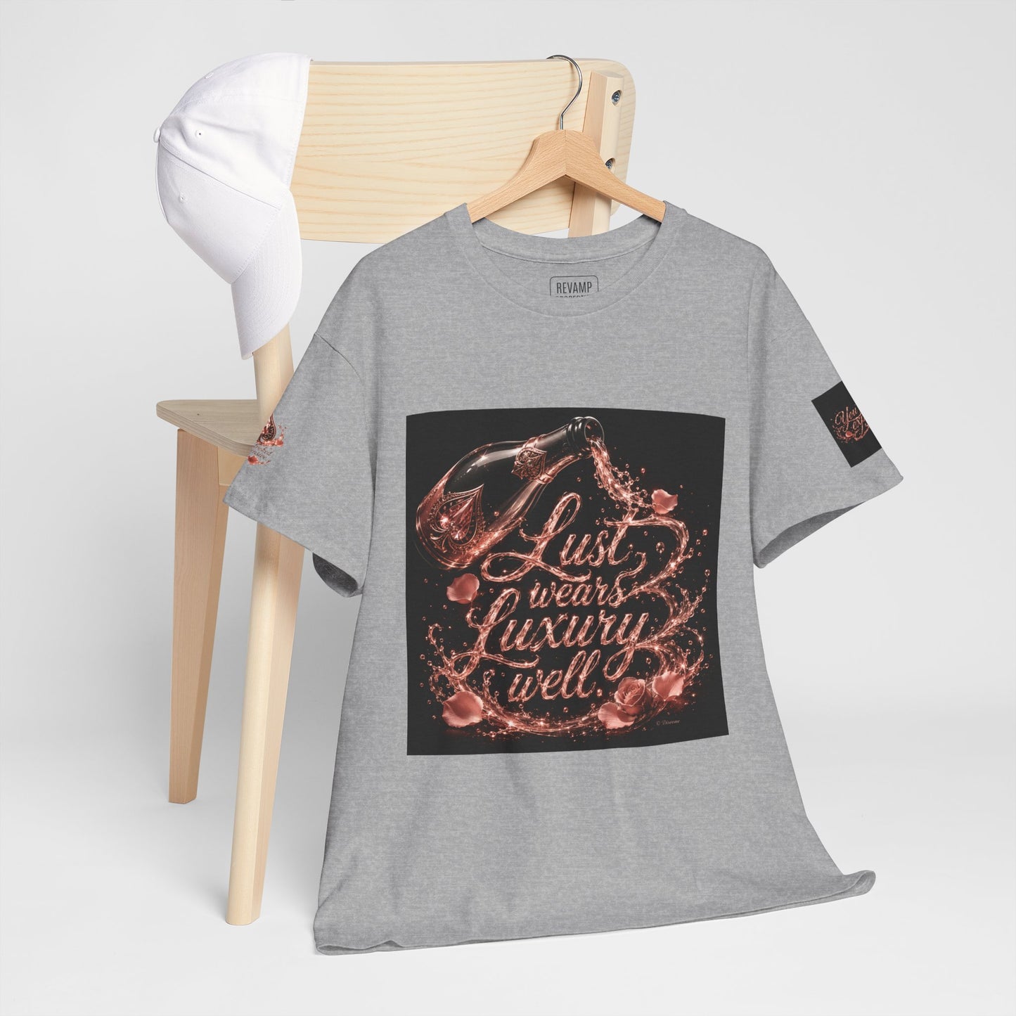 Lust Treats Luxury Well T-Shirt – Vintage Script Graphic Tee