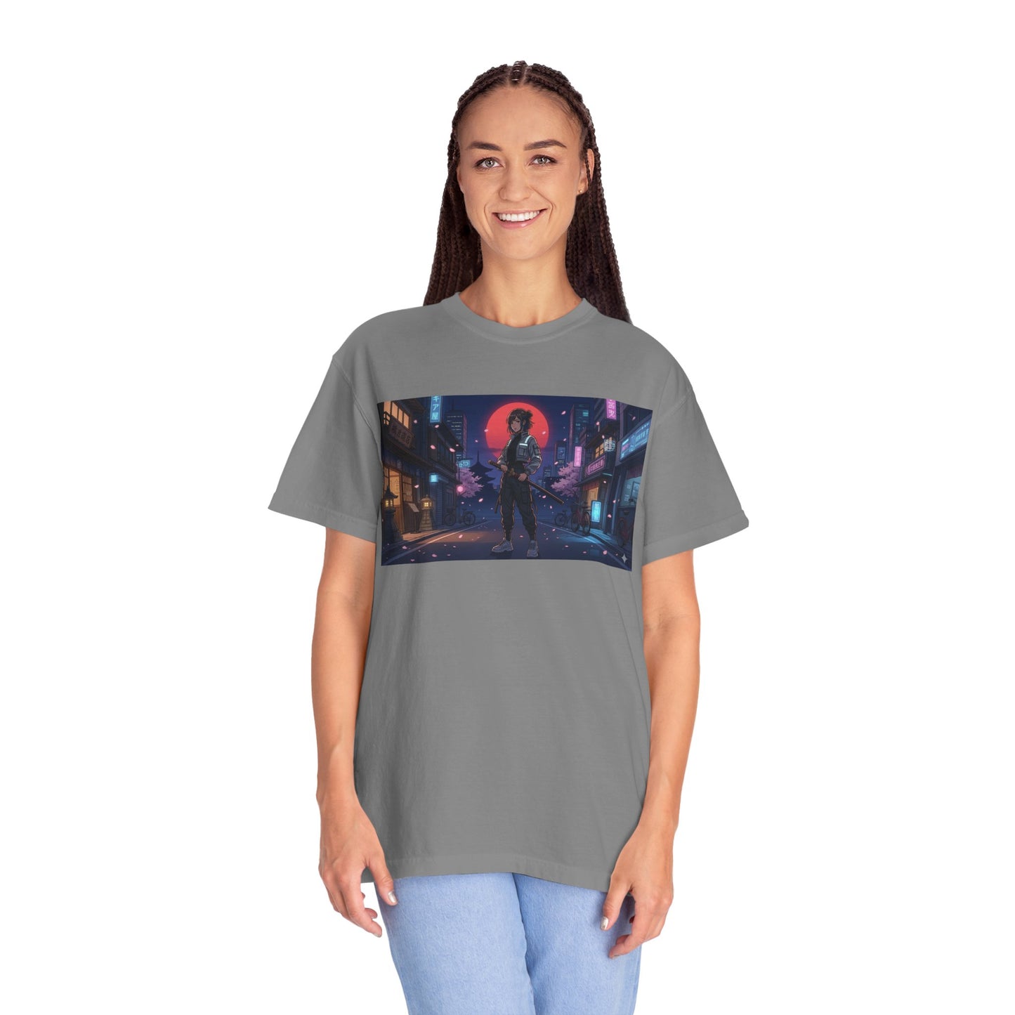 Japan — Samurai City Tradition + Nightscape T-Shirt —  Graphic Tee