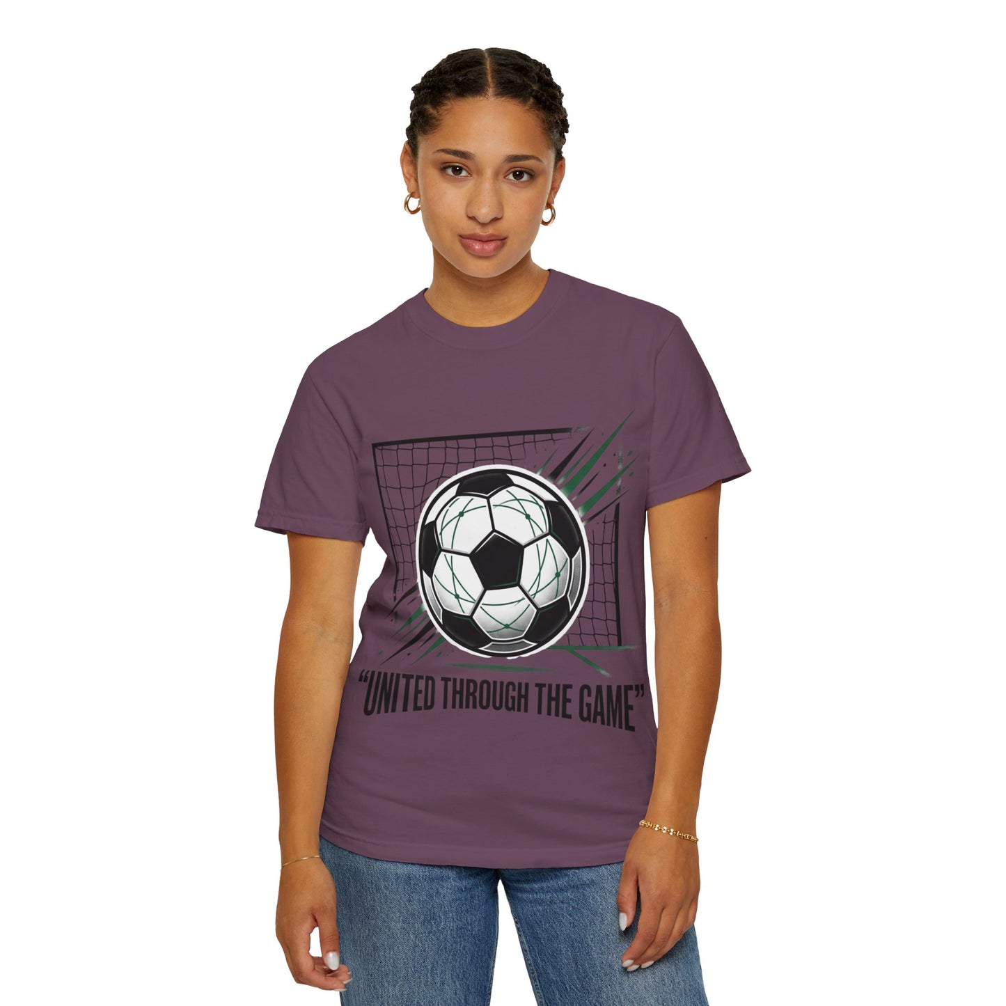 Soccer Graphic T-Shirt — "United Through The Game"