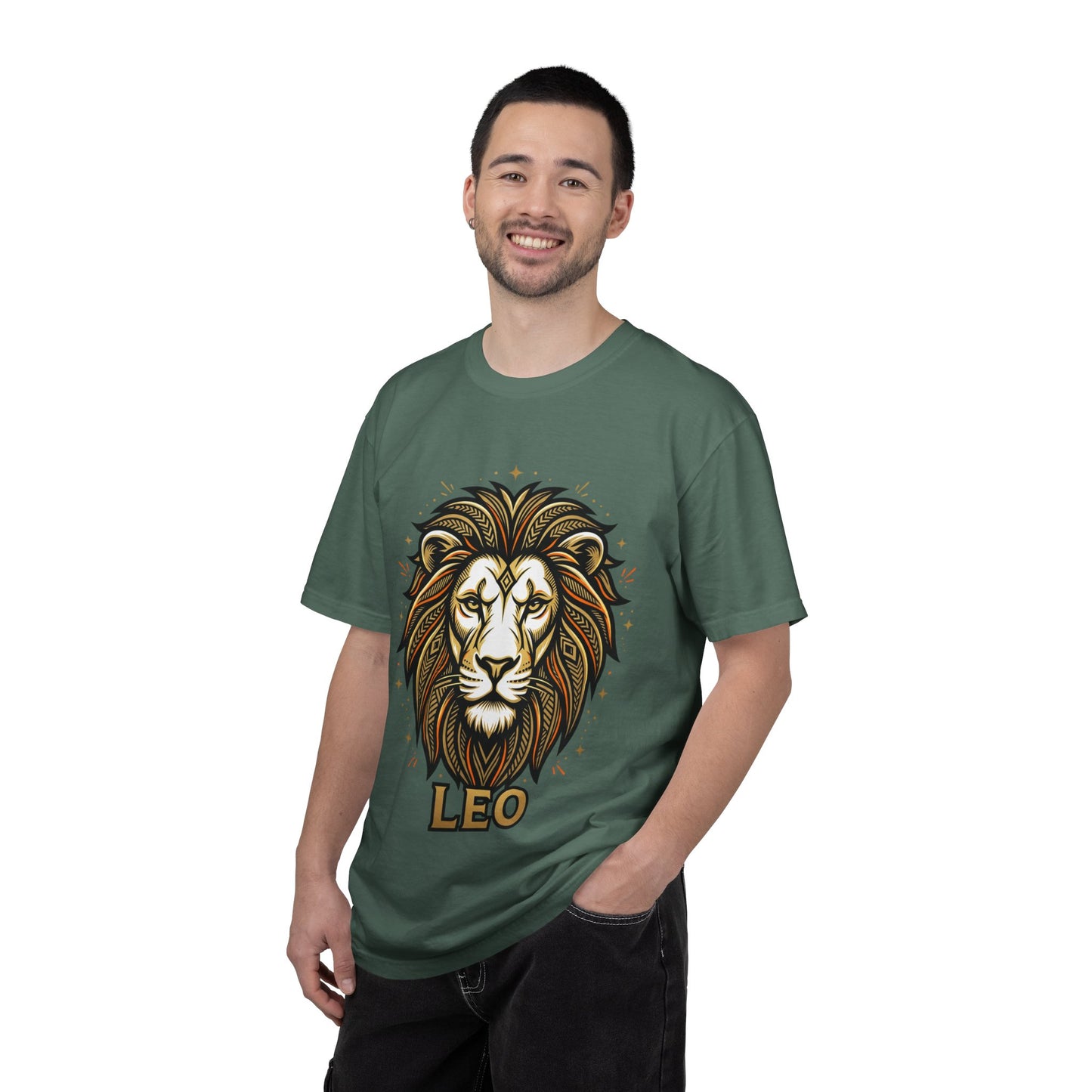 Leo Zodiac Lion T-Shirt — Bold Astrology Graphic Tee