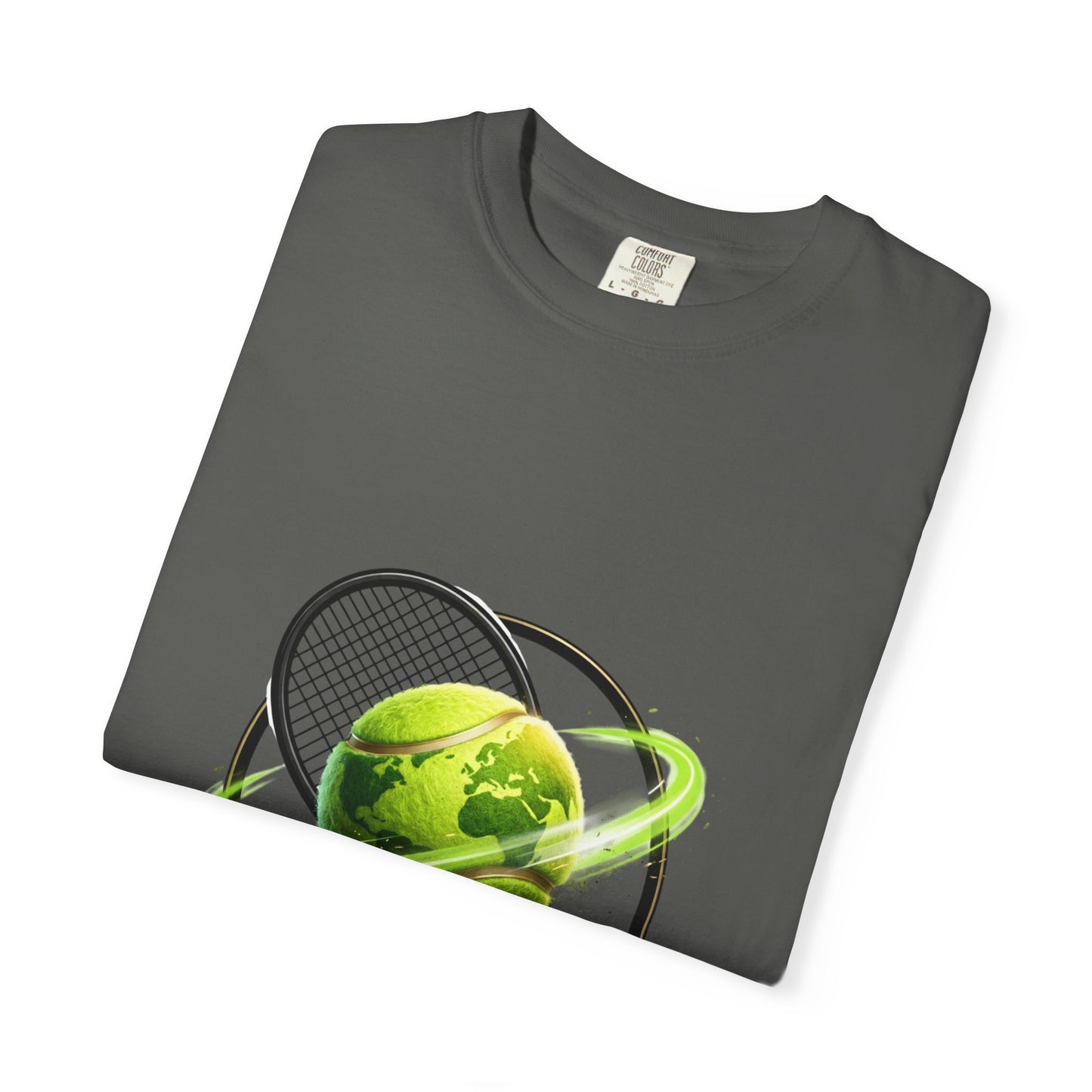 Tennis Globe T‑Shirt — "United Through the Game" Sports Tee