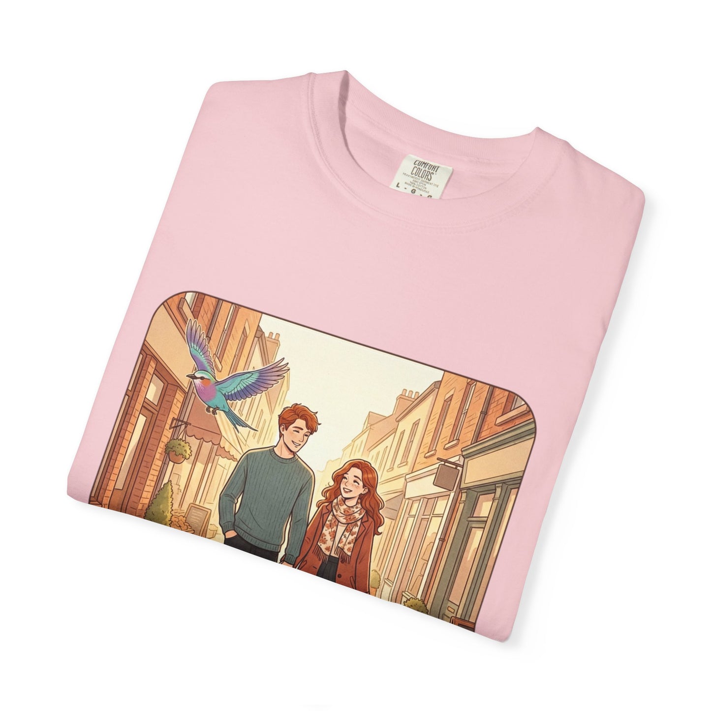 Romantic Stroll T-Shirt — “It’s the little moments” Couple Illustration Tee