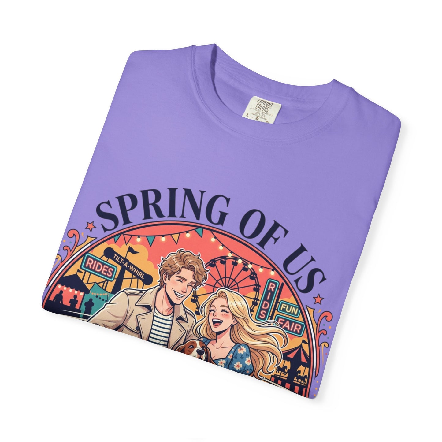 Spring of Us T-Shirt — Retro Carnival Couple Tee (Spring Festival Concert)