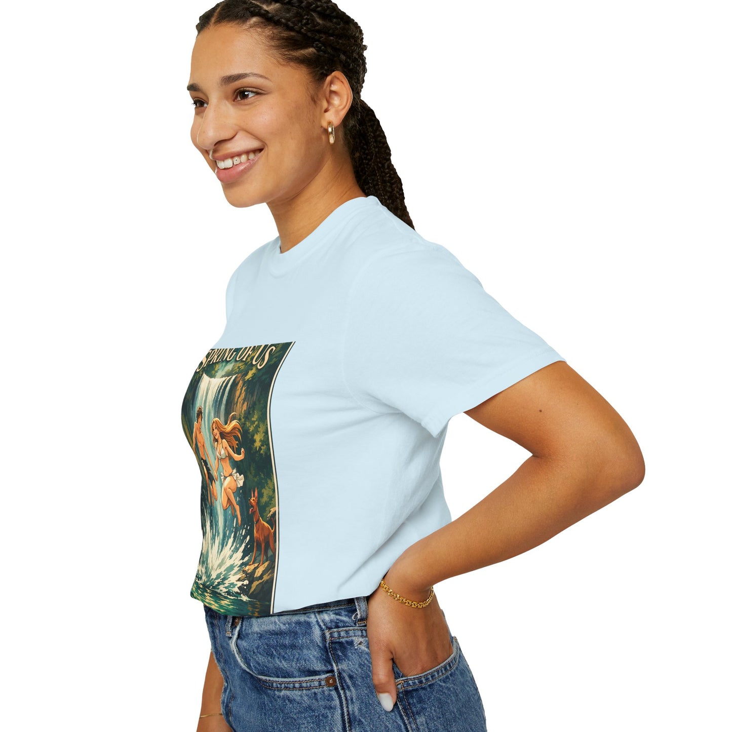 Vintage 'Spring of Us' Waterfall Graphic T-Shirt