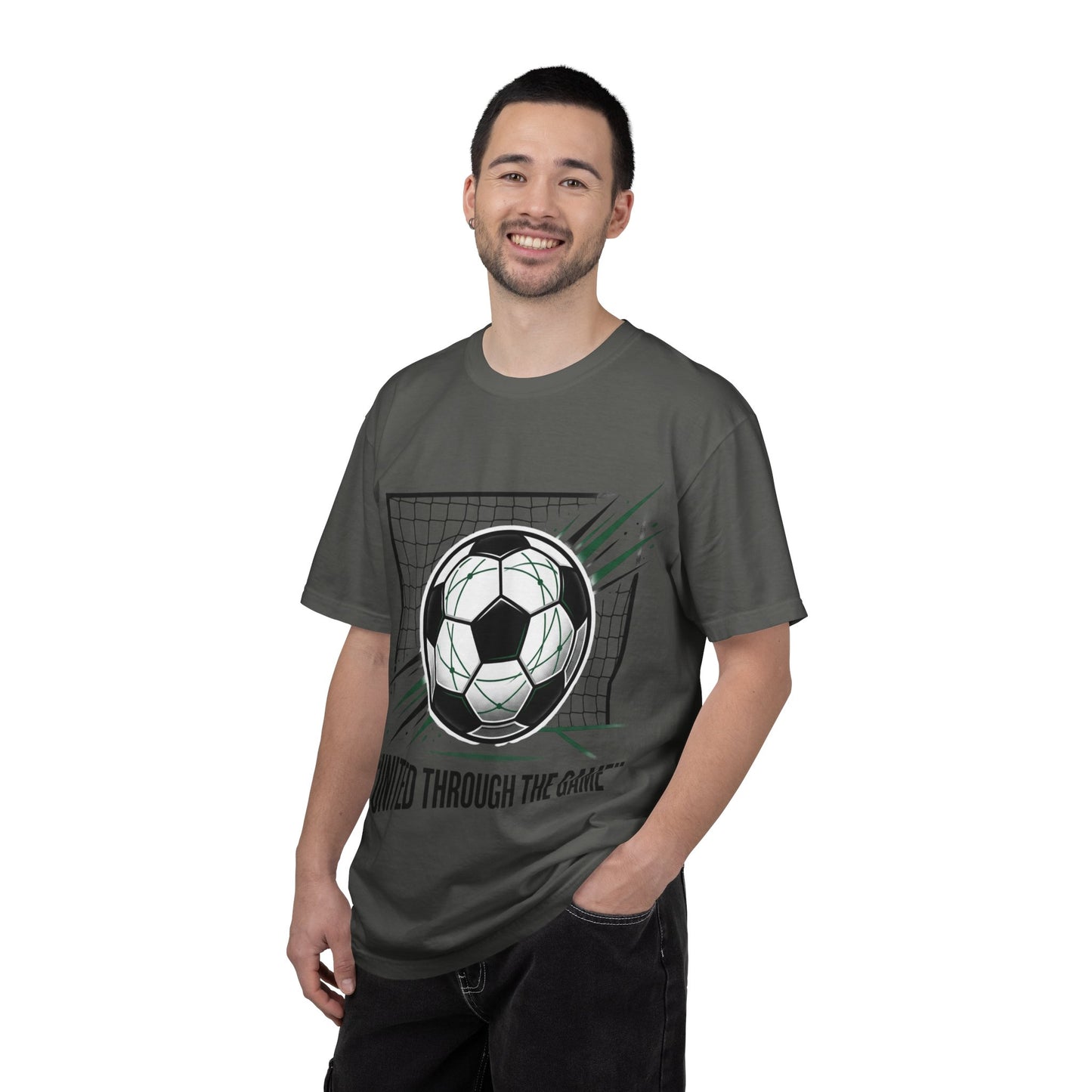 Soccer Graphic T-Shirt — "United Through The Game"