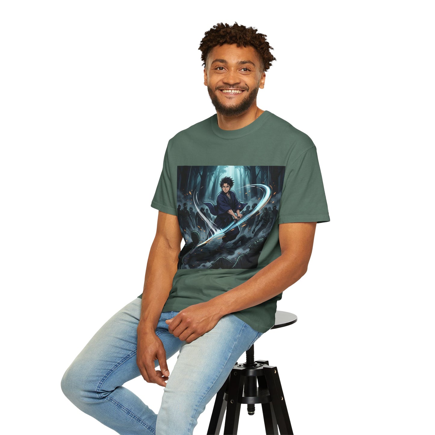 Mage Battlemage T‑Shirt — Fantasy Wizard Magic Sword Illustration Tee