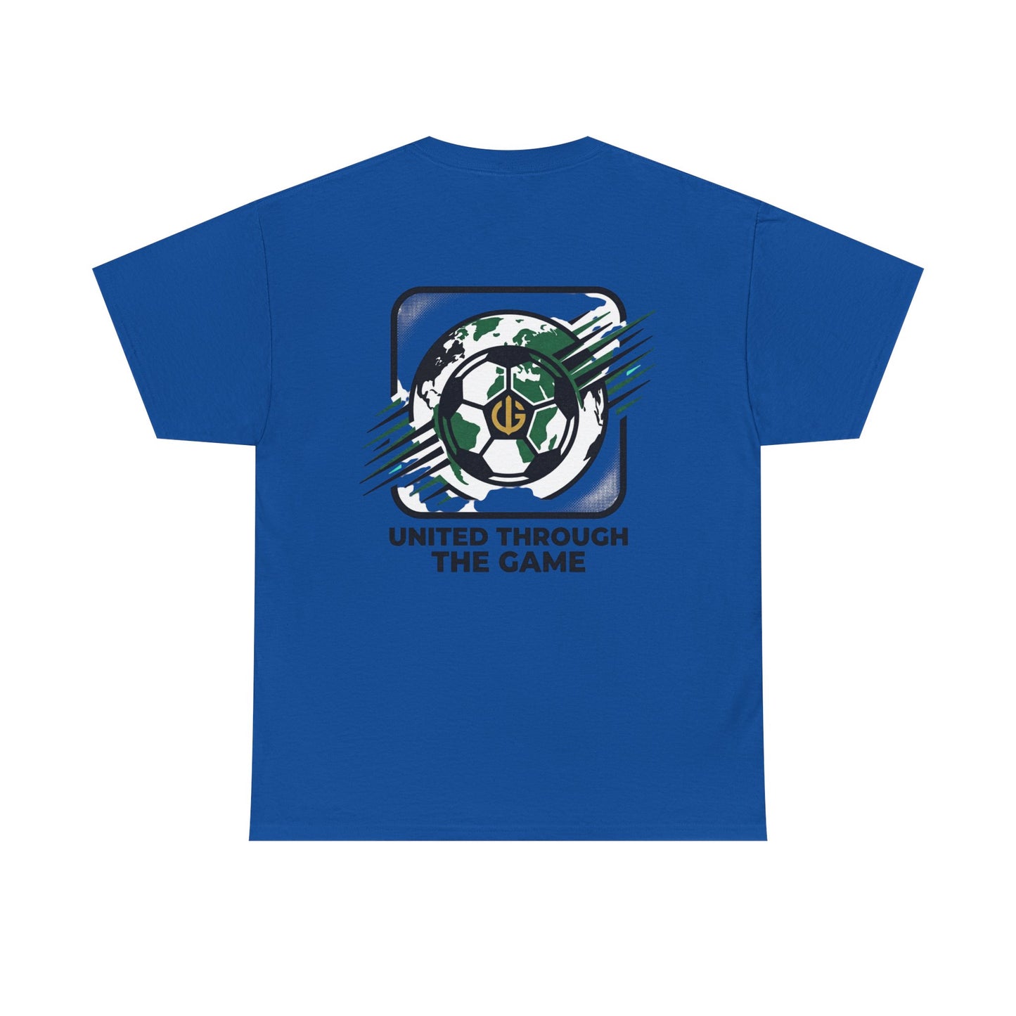 Soccer T-Shirt — "United Through the Game" Graphic Tee