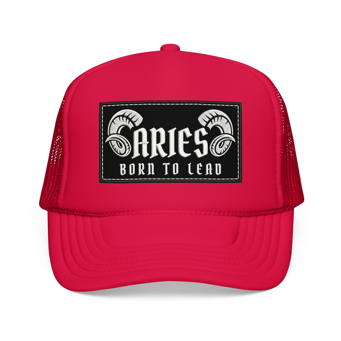 Trucker Hat - Aries 'Born to Lead' Zodiac Cap