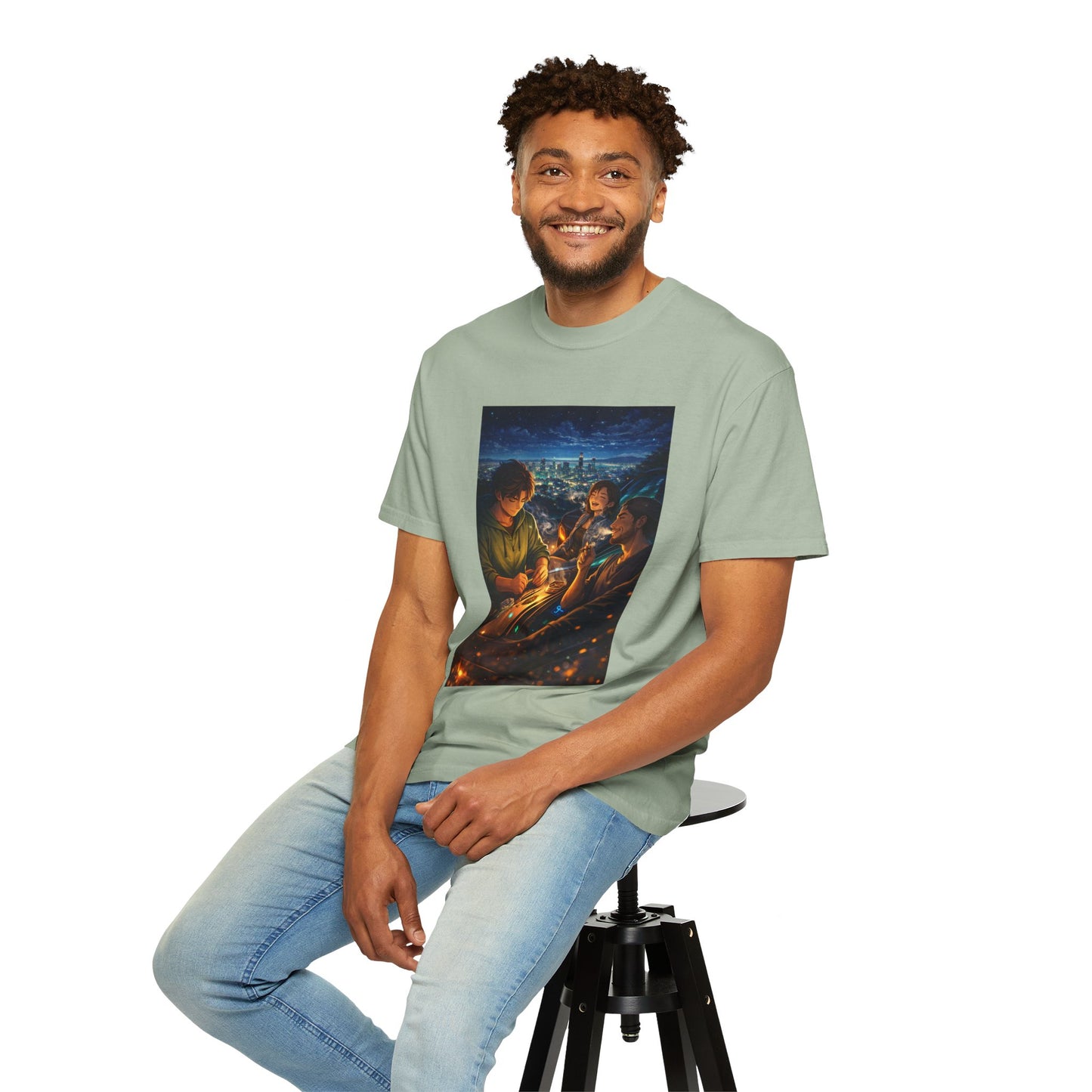 ROAD TRIP SMOKE SESSION-Unisex Garment-Dyed T-shirt
