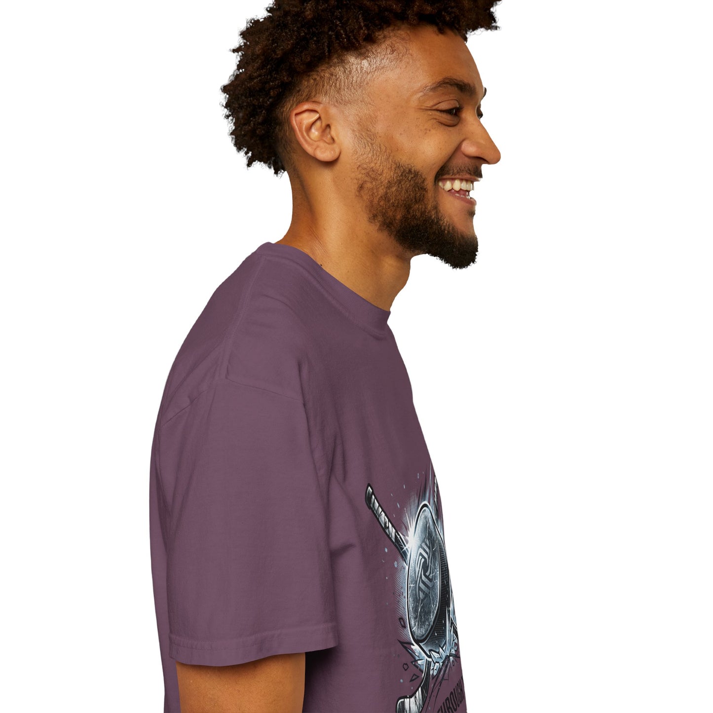 Hockey Graphic Tee — "United Through the Game" Team Spirit T-Shirt
