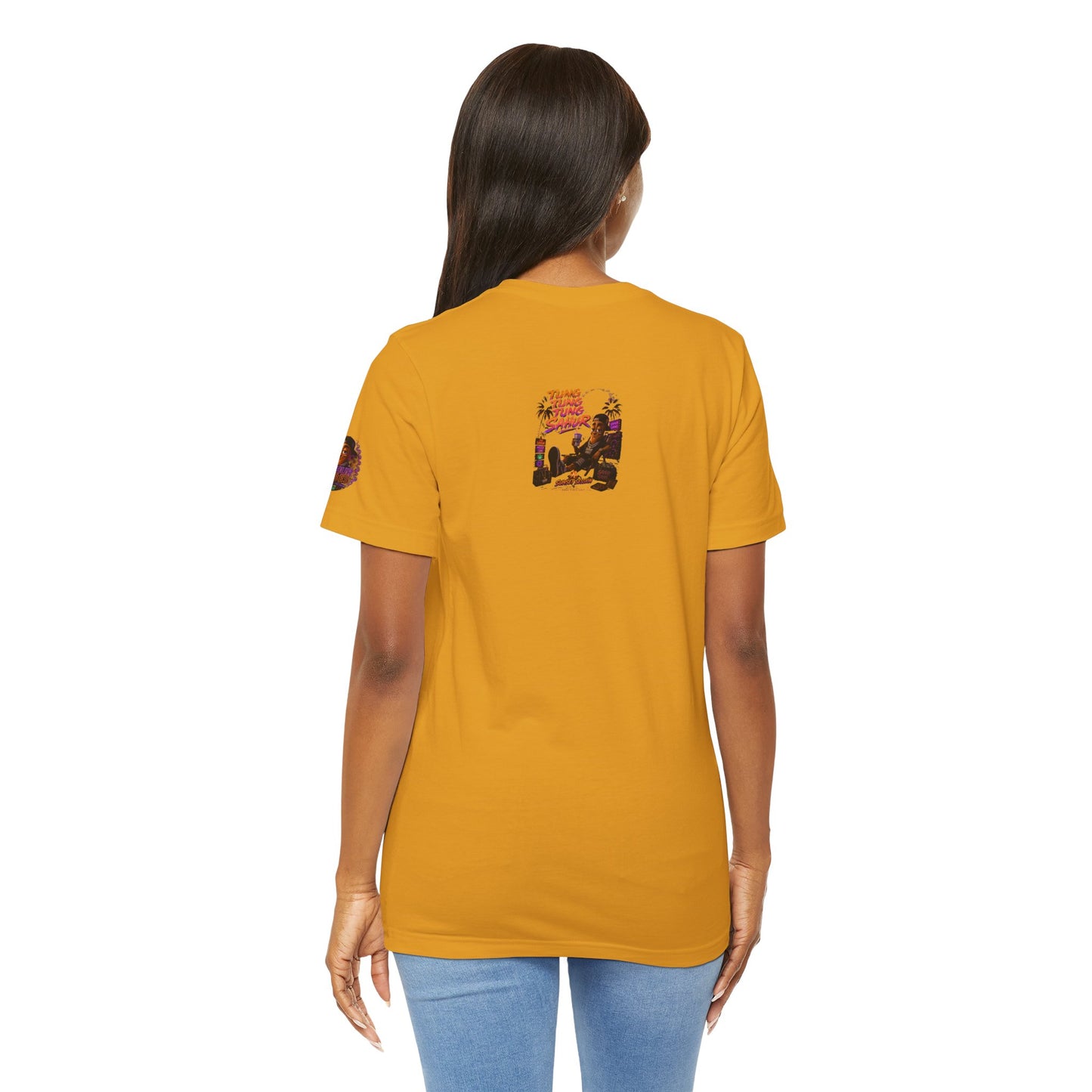 Tung Tung Tung Sahur Laid-Back Nightlife Graphic Tee — "Things Take Time" Urban Cartoon Design