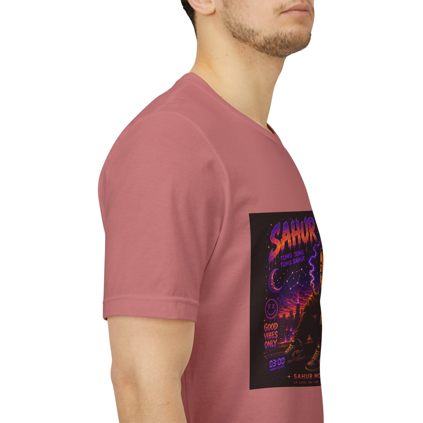 Tung Tung Tung Sahur SOLO Night Smoke DOLO Tee — Urban Chill Cartoon Design