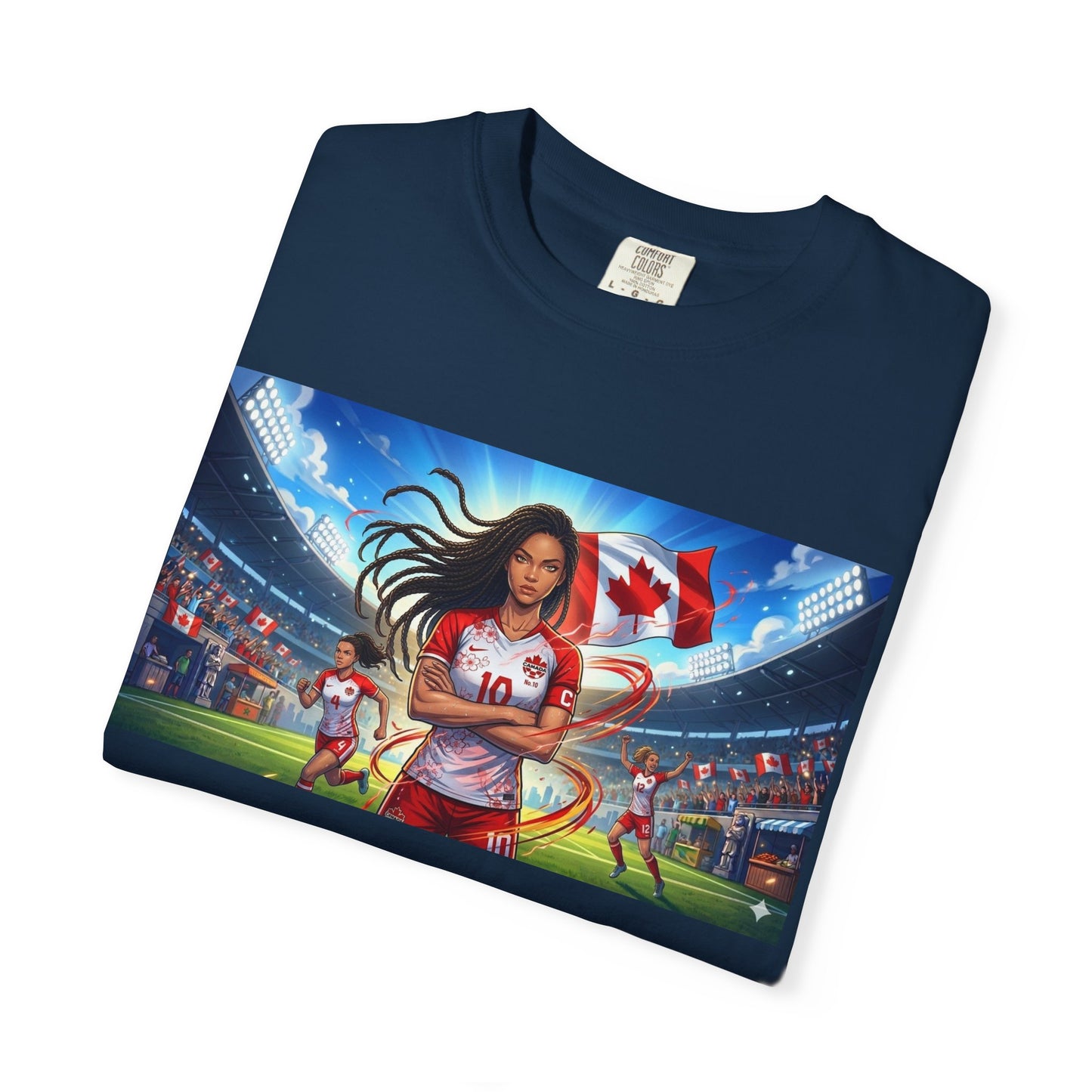 Soccer Star Canada T-Shirt — Women’s Team Jersey Graphic