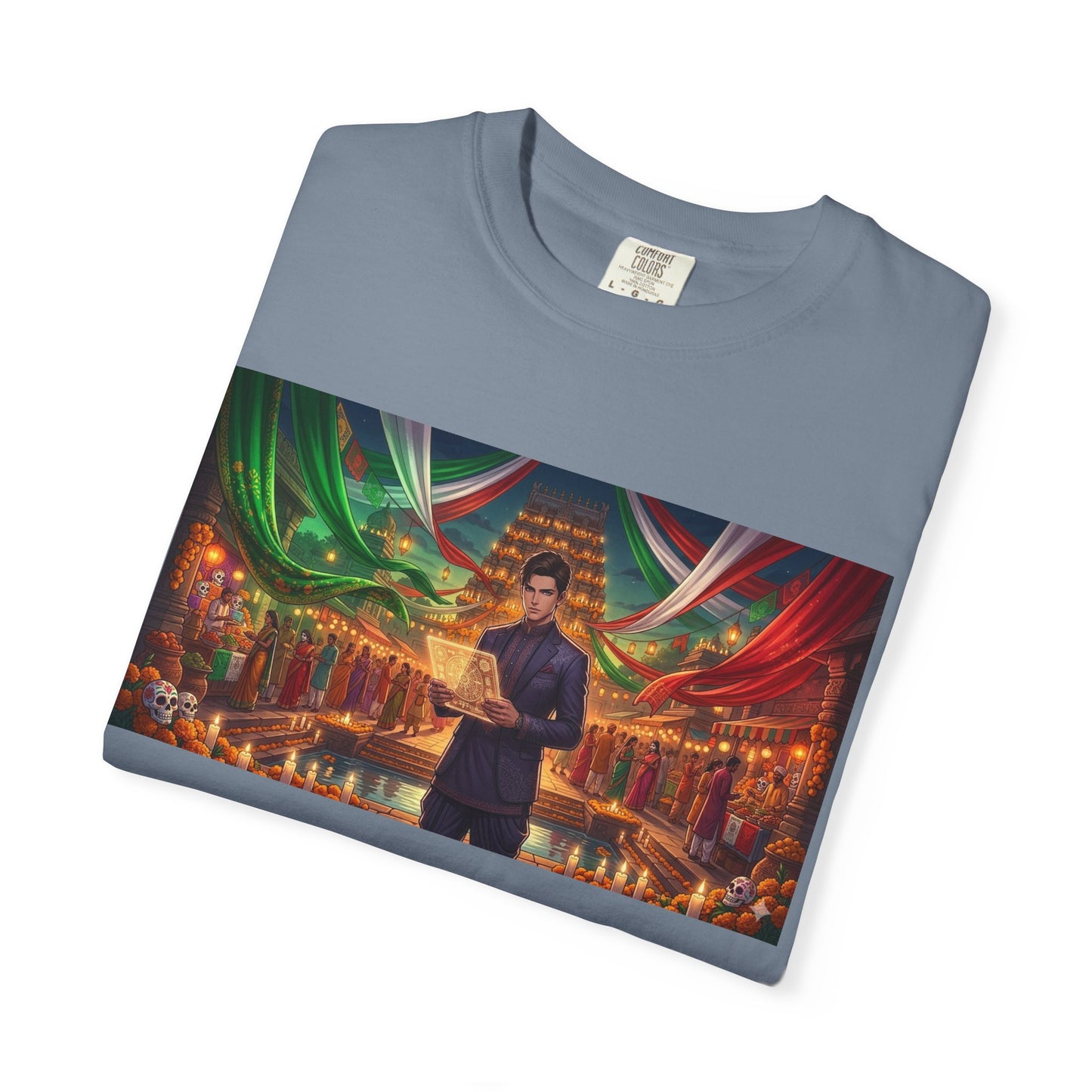 Mexican Festival Night T-Shirt — Cinematic Streets Graphic Tee