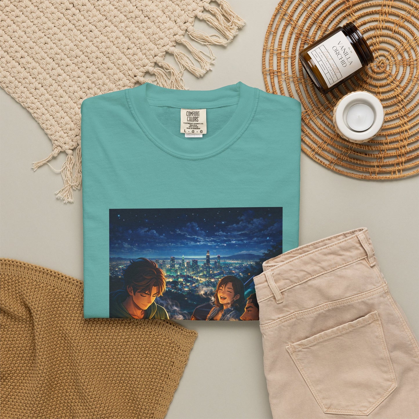 ROAD TRIP SMOKE SESSION-Unisex Garment-Dyed T-shirt