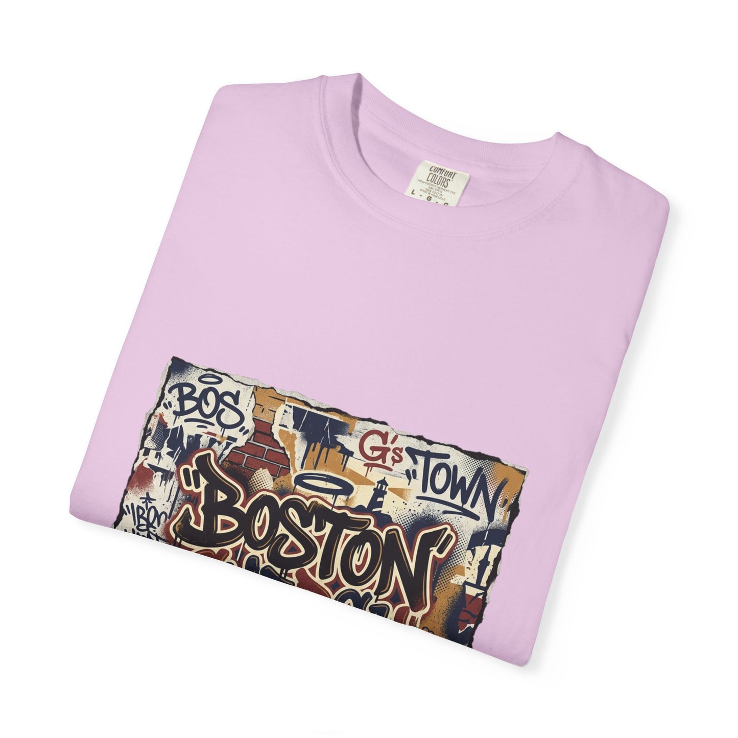 Boston Graffiti Tee — Urban Street Art T‑Shirt