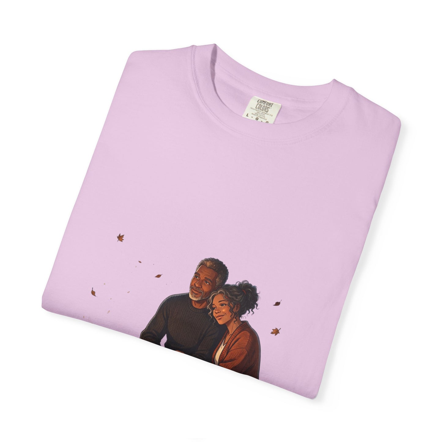 Midnight Firelight T-Shirt — Cozy Couple Campfire Graphic Tee