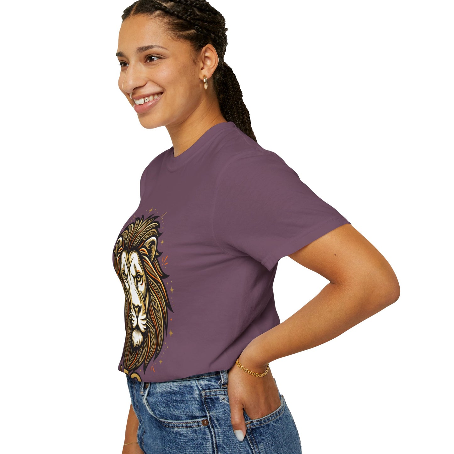 Leo Zodiac Lion T-Shirt — Bold Astrology Graphic Tee