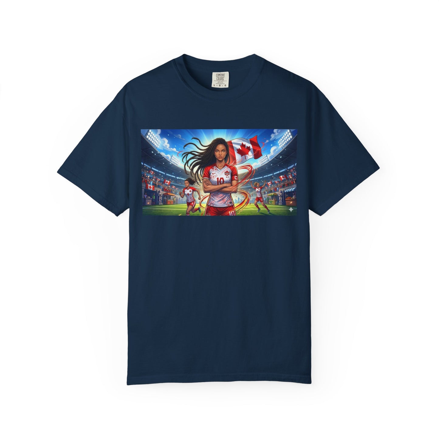 Soccer Star Canada T-Shirt — Women’s Team Jersey Graphic