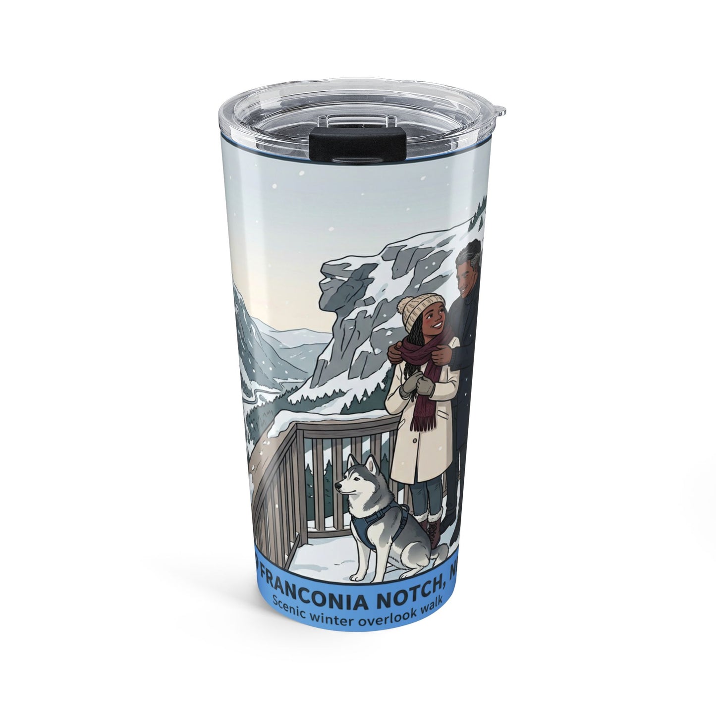 20oz Winter Scenic Tumbler —Travel Cup