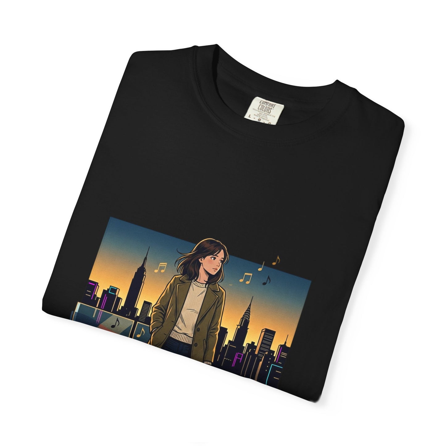 GLOBAL ENERGY: HER CITY, HER STORY— City Sunset Graphic T-Shirt