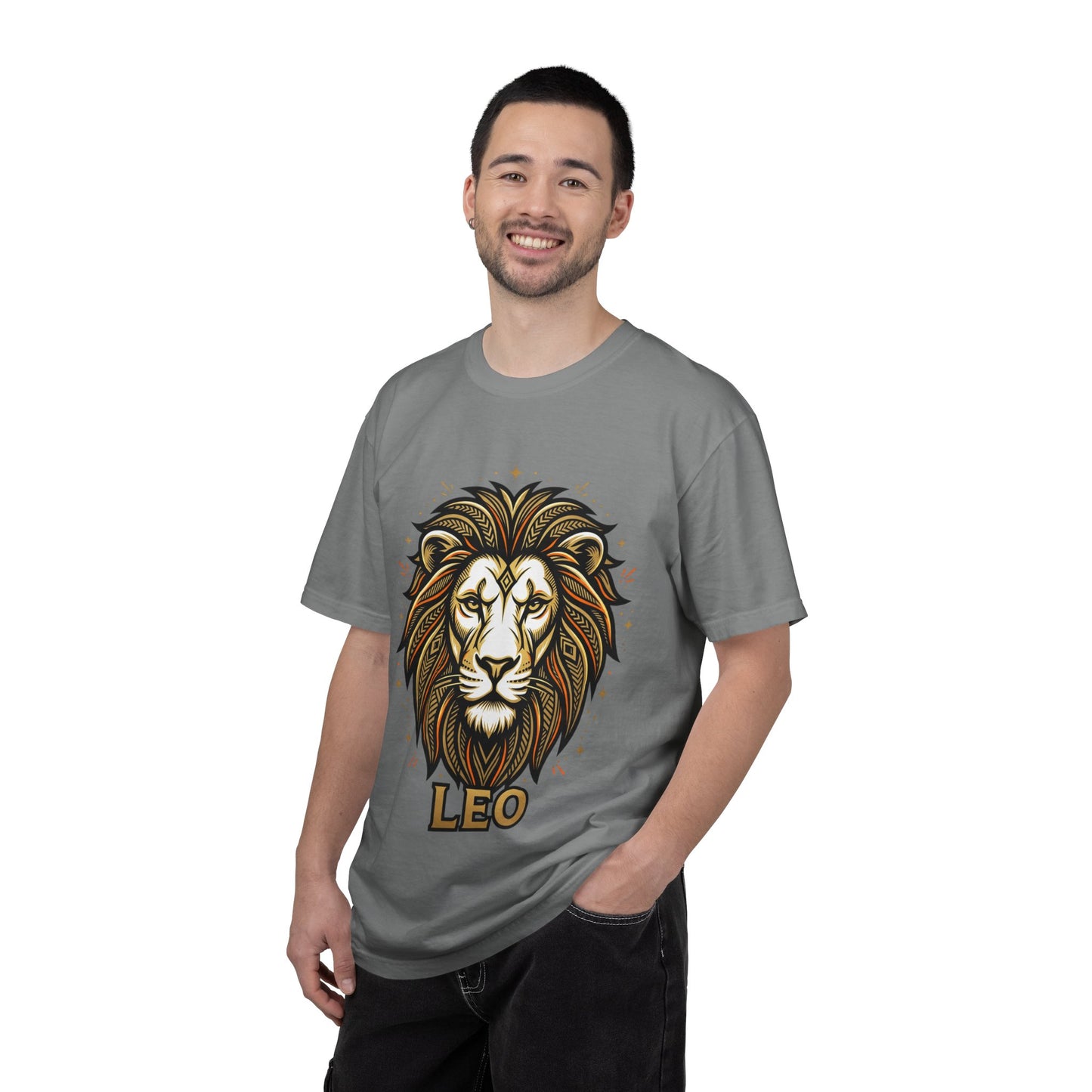 Leo Zodiac Lion T-Shirt — Bold Astrology Graphic Tee