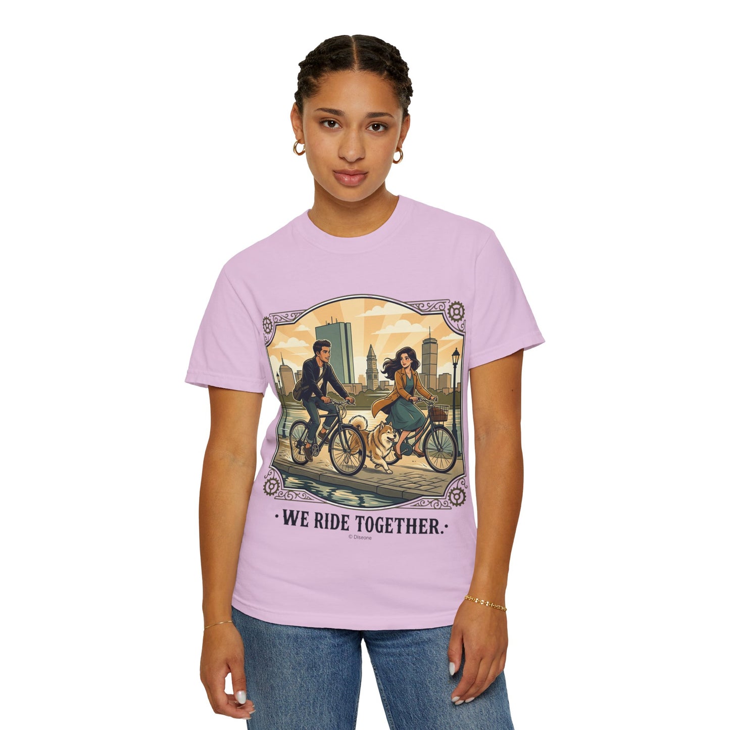 We Ride Together Bicycle Couple T-Shirt