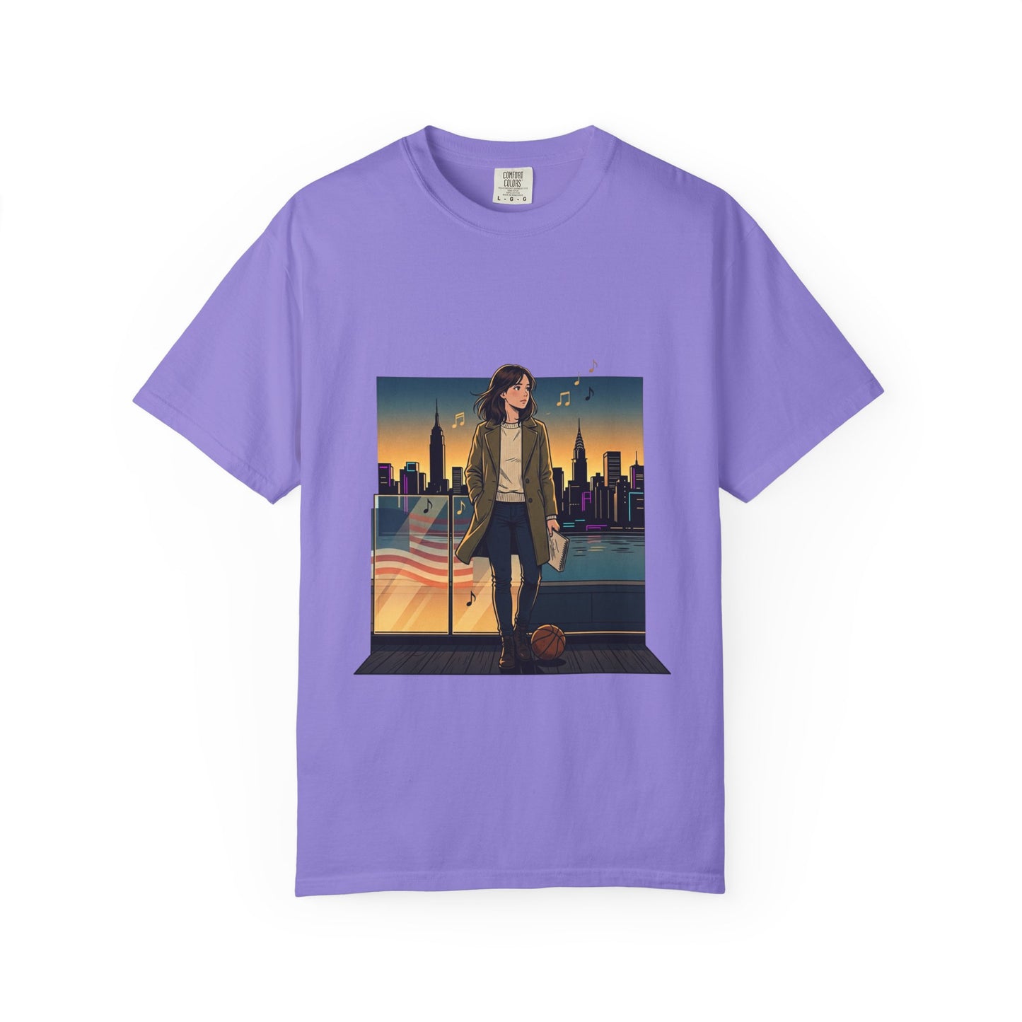 GLOBAL ENERGY: HER CITY, HER STORY— City Sunset Graphic T-Shirt