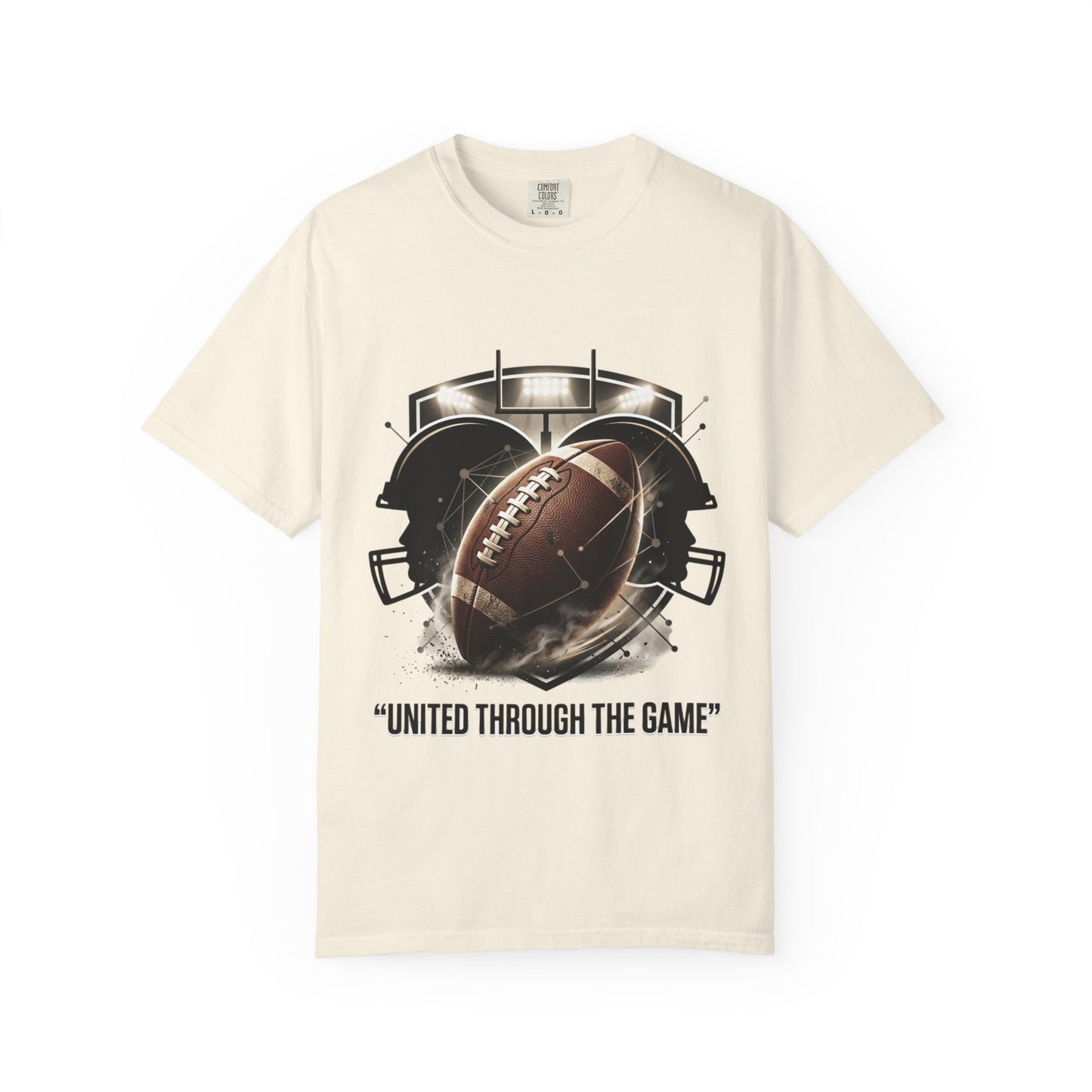 Football T-Shirt — "United Through the Game" Team Spirit Tee