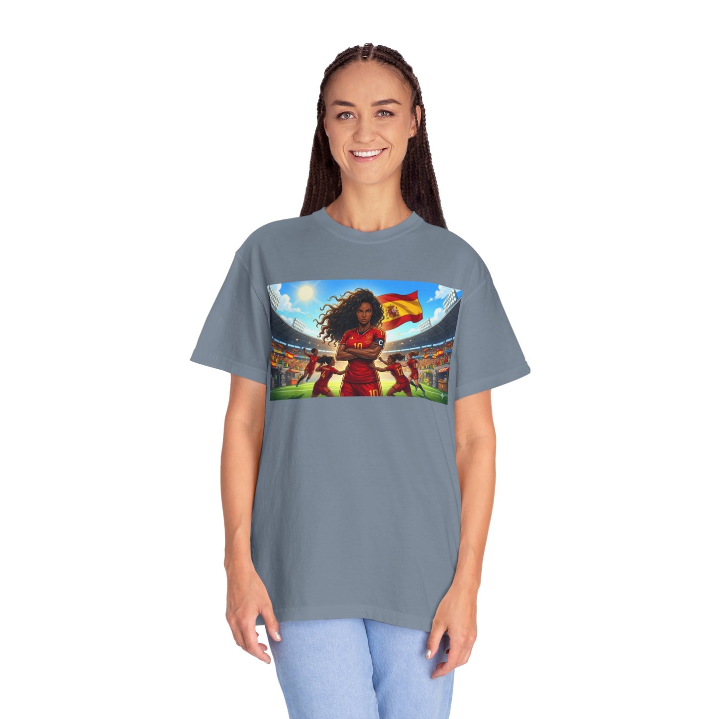 Spain – Female Soccer Champion - Stadium Graphic T-Shirt