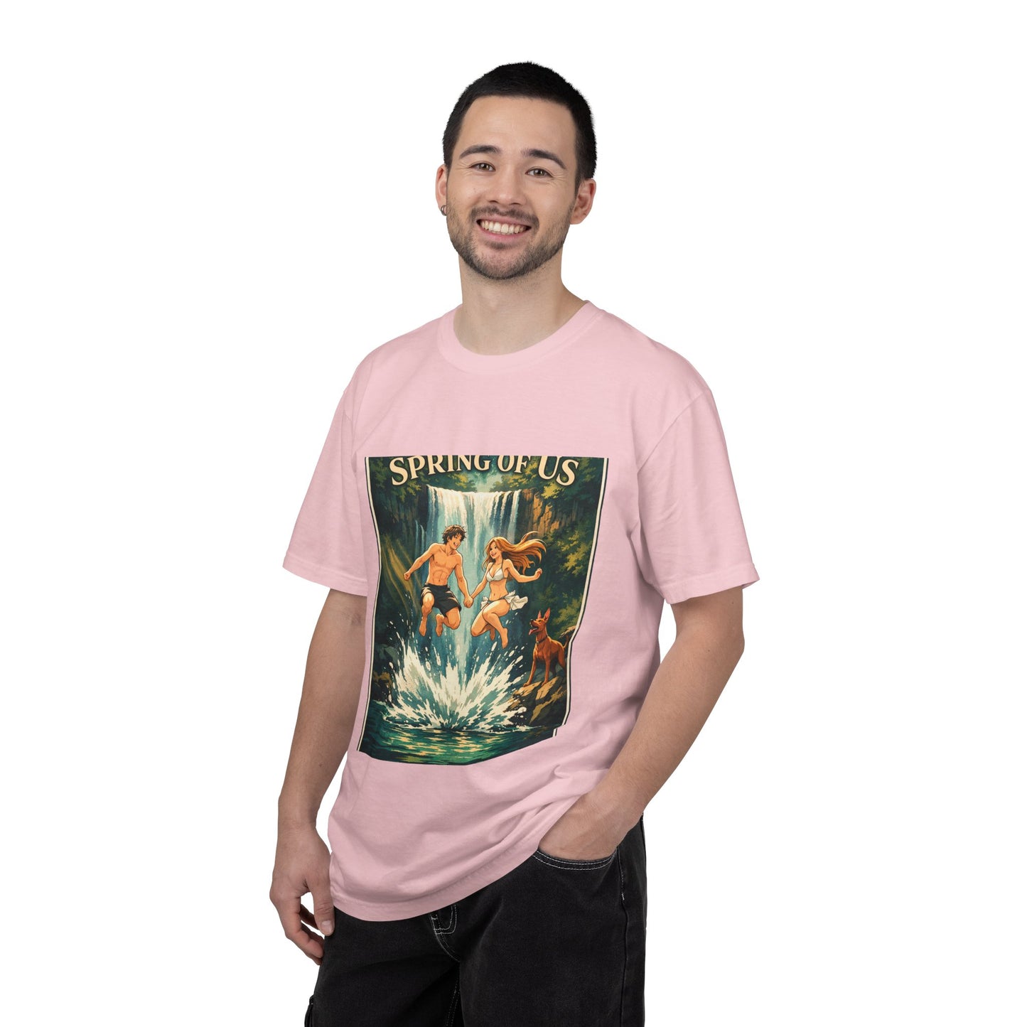Vintage 'Spring of Us' Waterfall Graphic T-Shirt