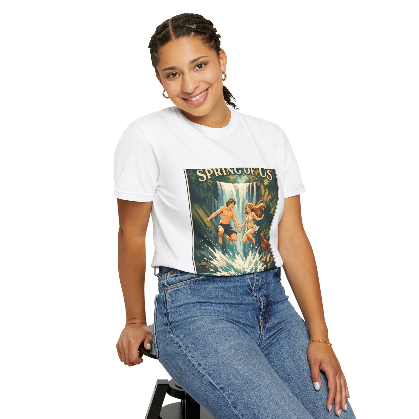 Vintage 'Spring of Us' Waterfall Graphic T-Shirt