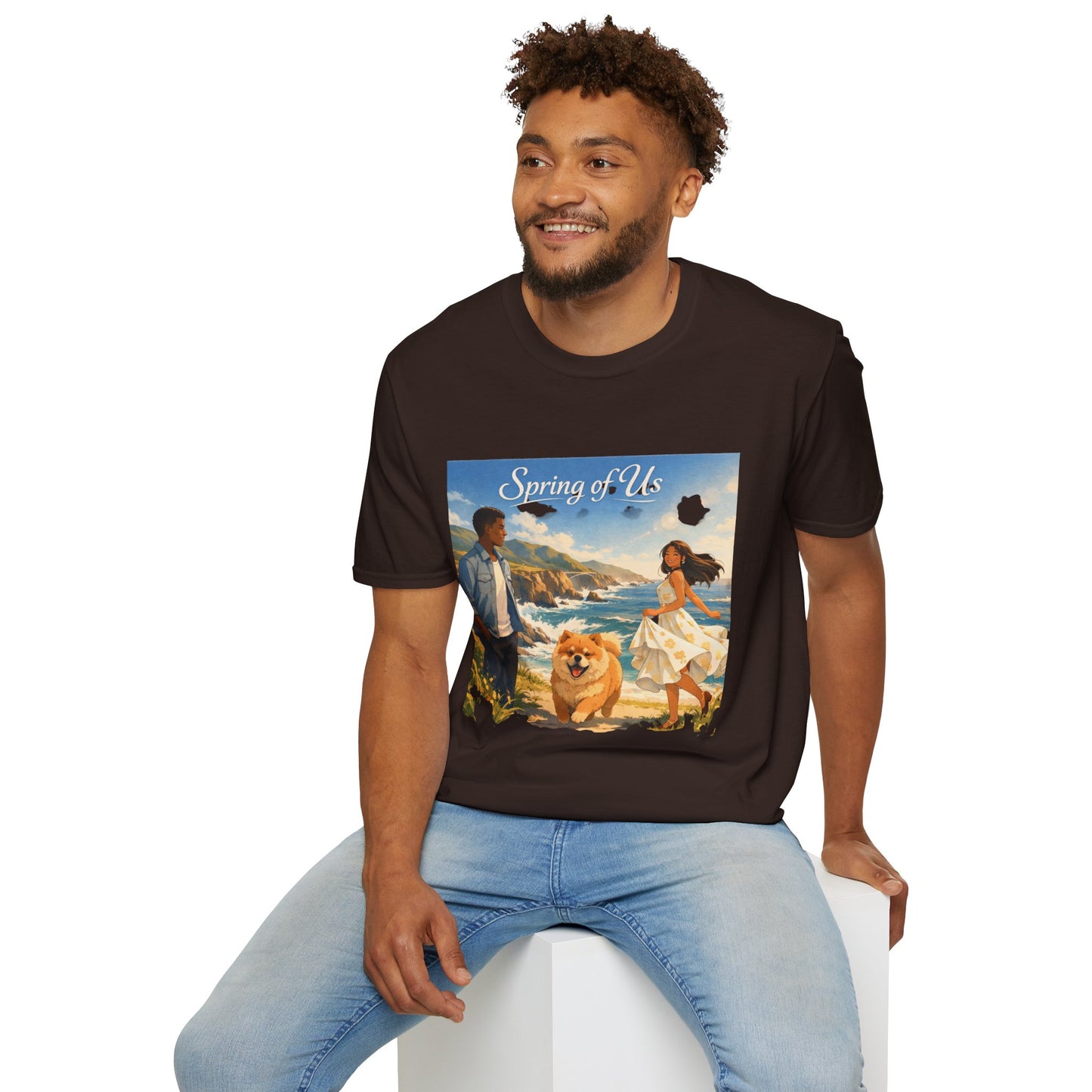 Spring of Us T-Shirt — Romantic Coastal Illustration Tee