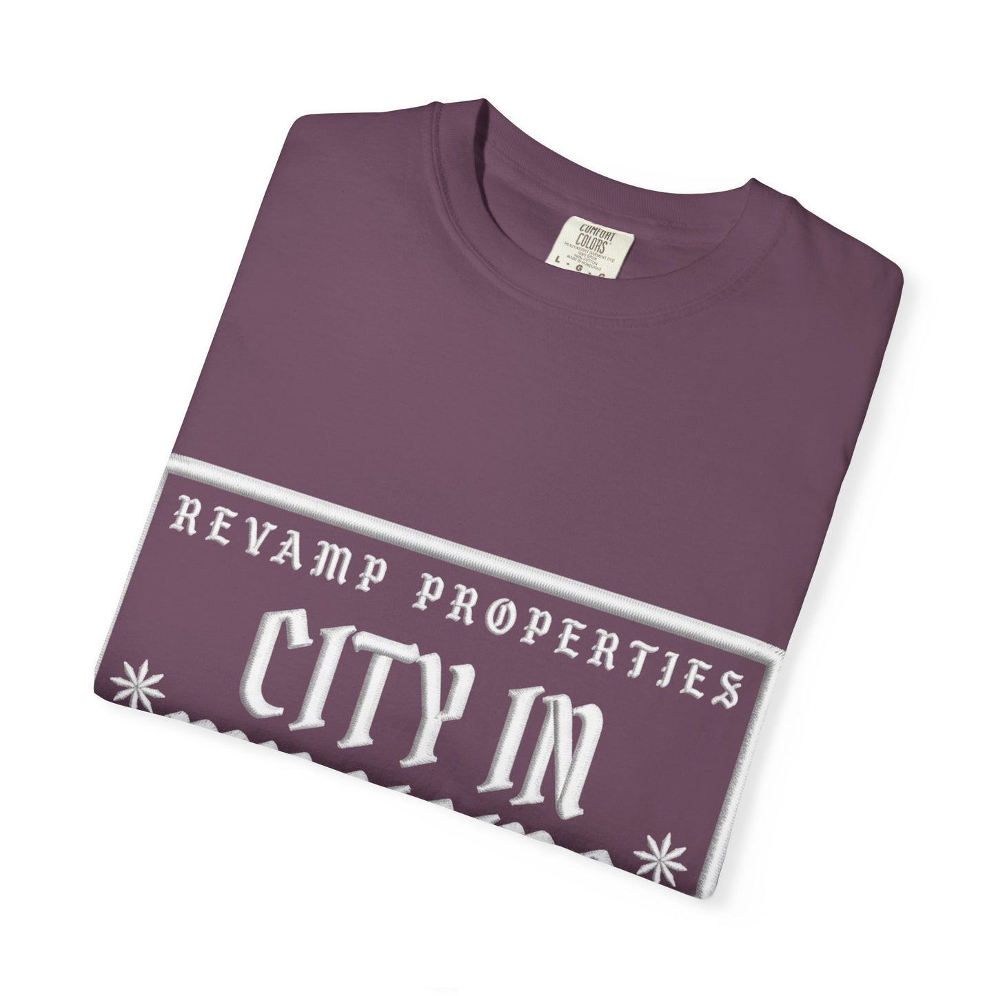 City In My Veins T‑Shirt — Vintage Cityscape Tee (Boston • NYC • Manchester)
